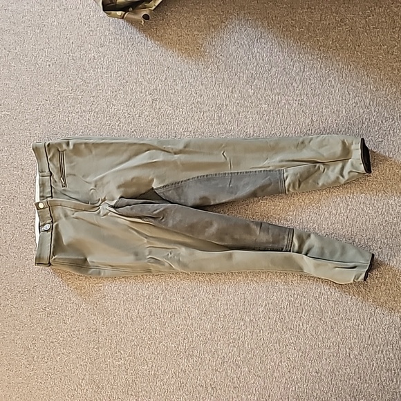 Pikeur Olive green full seat breeches - Picture 1 of 3
